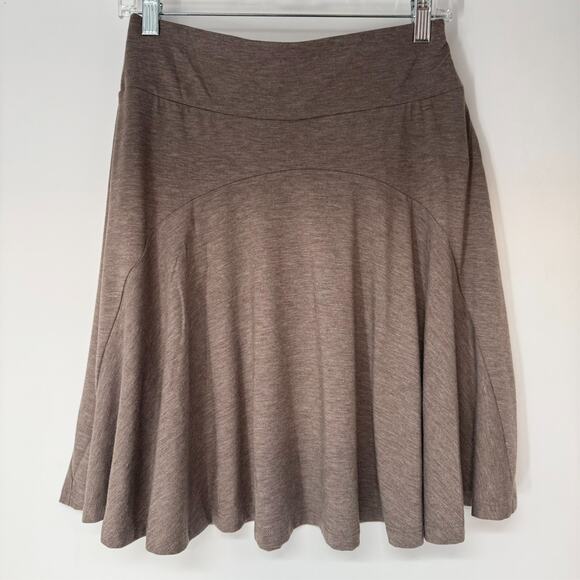 NWT Royal Robbins Essential Tencel Skirt Womens Sz S Brown Stretch Travel - Picture 2 of 10